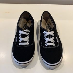 Vans lace ups black size 9